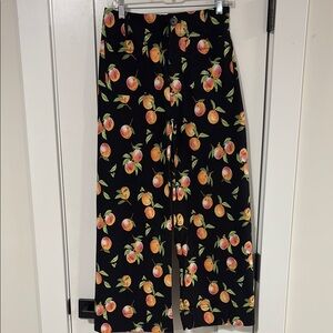 Maeve Collette pants in peach print